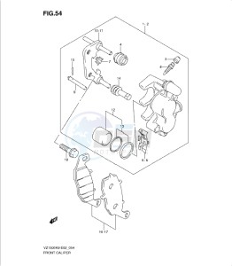 VZ1500K9 drawing FRONT CALIPER