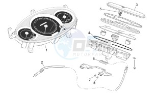 Leonardo 250 (eng. Yamaha) drawing Dashboard