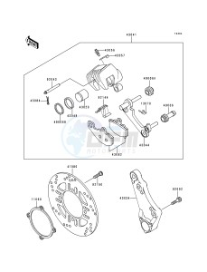 ZX 600 E [NINJA ZX-6] (E1-E3) [NINJA ZX-6] drawing REAR BRAKE