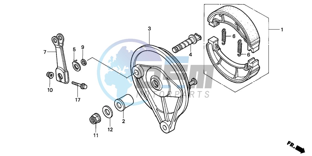 REAR BRAKE PANEL