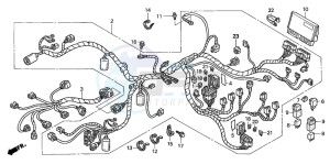 ST1300 drawing WIRE HARNESS (ST1300)