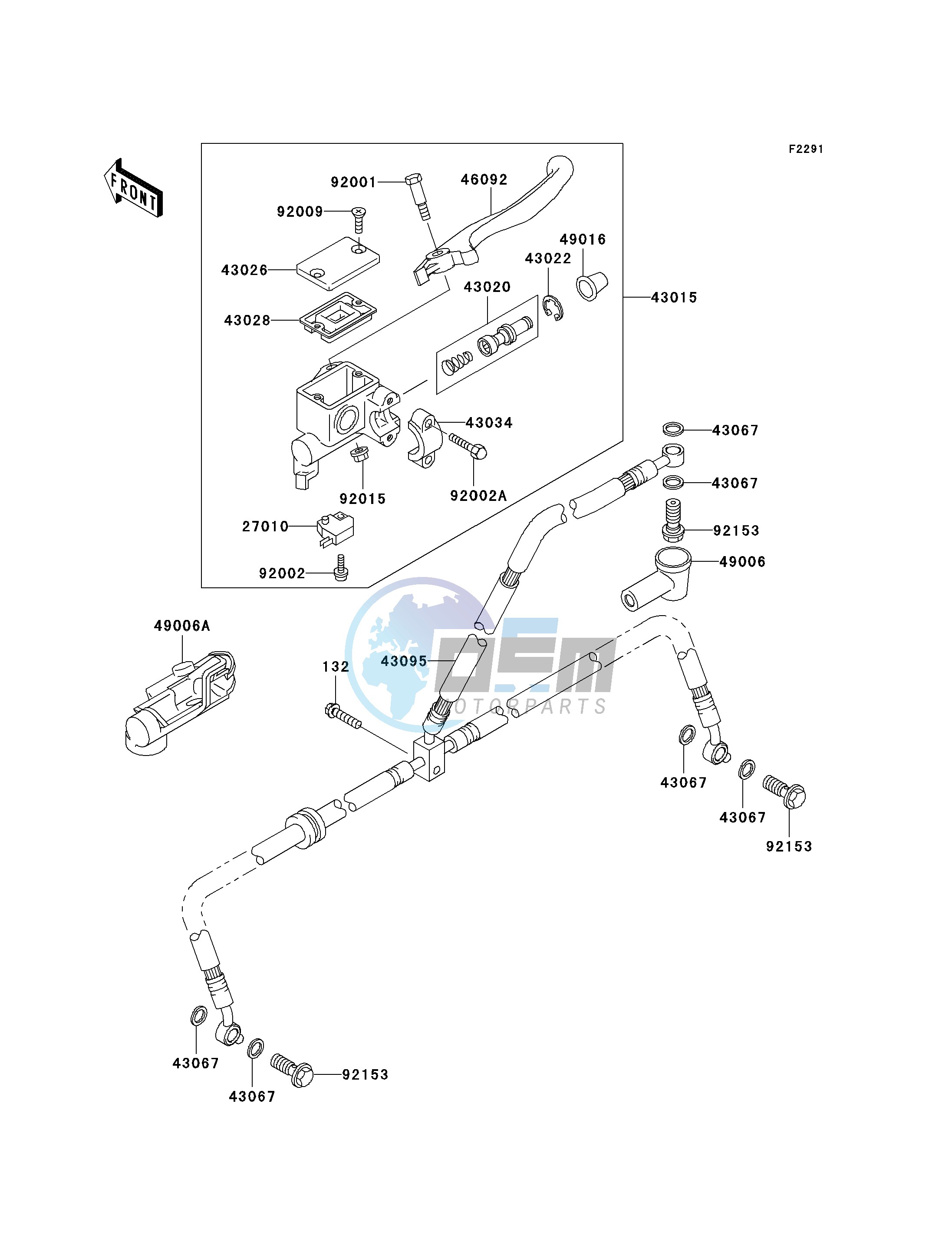 FRONT MASTER CYLINDER