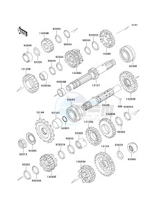 EN 500 C [VULCAN 500 LTD] (C10) C10 drawing TRANSMISSION