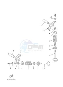 YBR125EGS (43BB) drawing VALVE