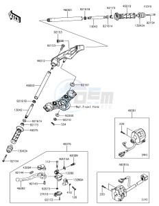 NINJA 650 EX650KJF XX (EU ME A(FRICA) drawing Handlebar