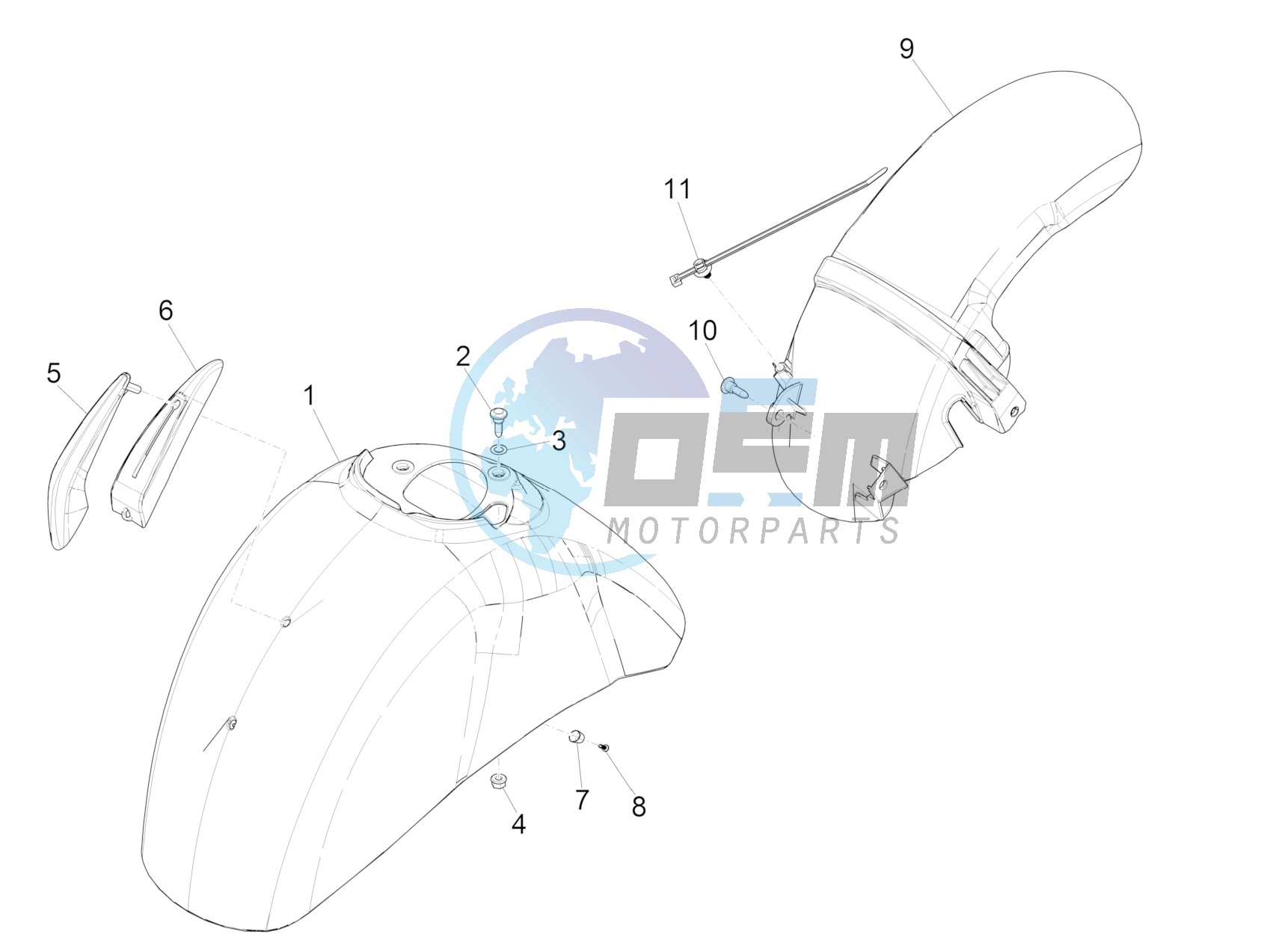 Wheel housing - Mudguard