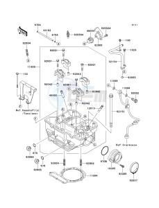 KL 650 E [KLR650] (E8F-E9F) E8F drawing CYLINDER HEAD