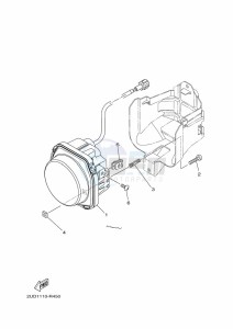 YFM700FWAD GRIZZLY 700 EPS (BLTE) drawing HEADLIGHT