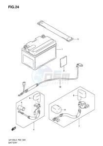 UH125 BURGMAN EU drawing BATTERY