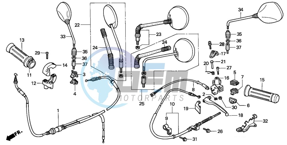 CABLE/HANDLE LEVER/SWITCH