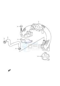 DF 25 V-Twin drawing Intake Manifold