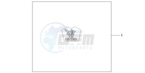 CB600F39 Europe Direct - (ED / ST) drawing KIT LOGO SE