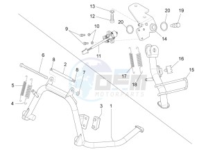 ZIP 100 4T NOABS E2-E3 (APAC) drawing Stand/s