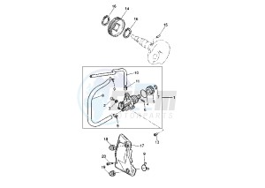 YQ AEROX R 50 drawing OIL PUMP