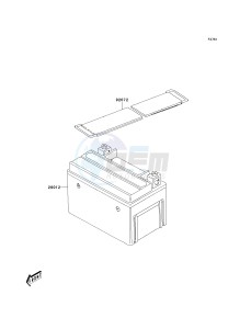 KSF 90 A [KFX90] (A7F-A9S) A8F drawing BATTERY