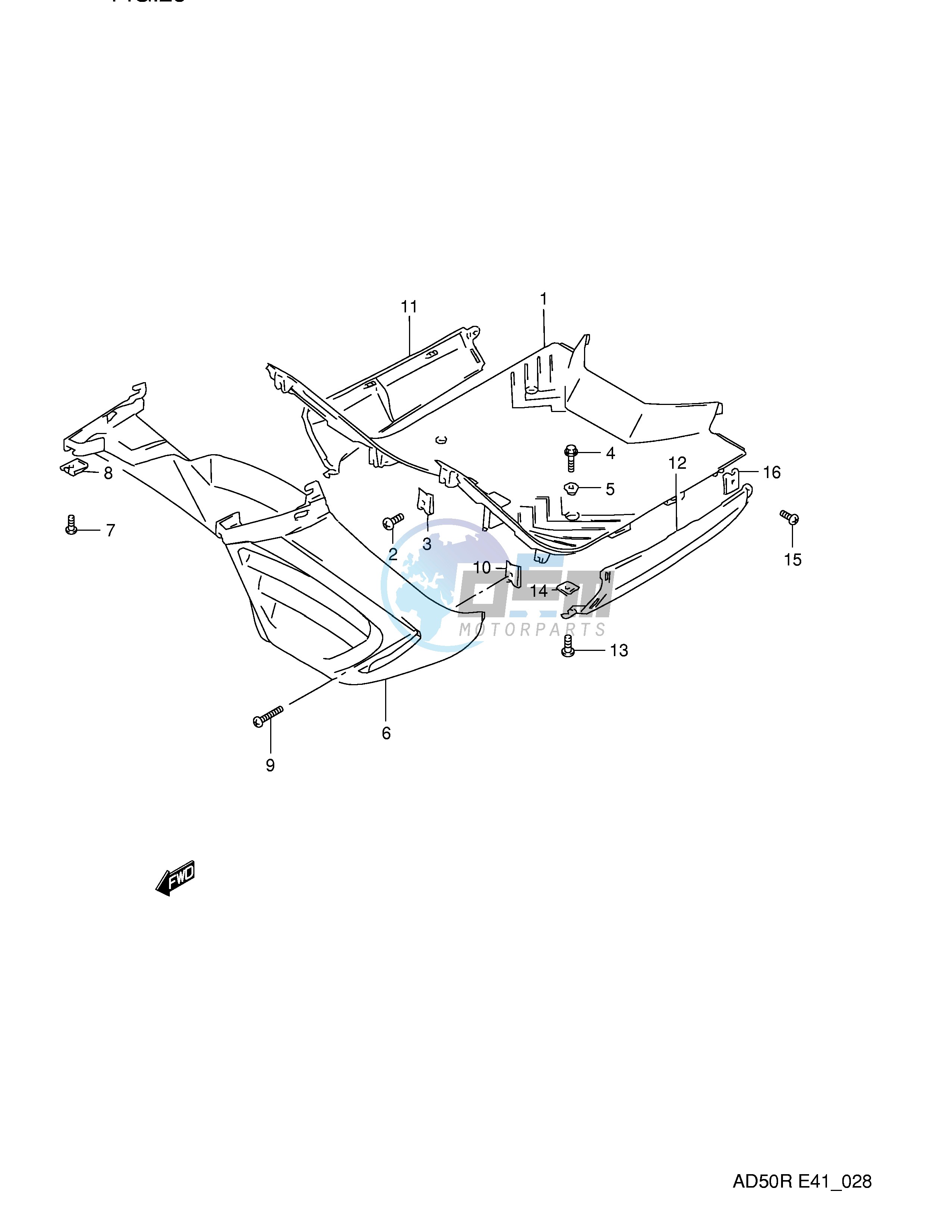 REAR LEG SHIELD (E41,P9,E94)