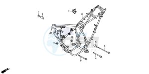 CRM50R drawing FRAME BODY