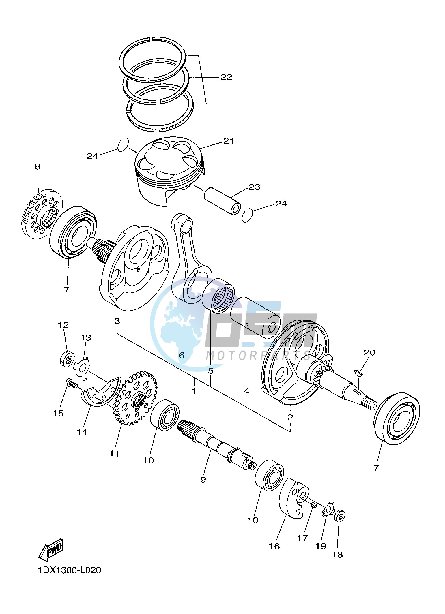 CRANKSHAFT & PISTON