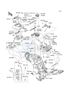 ZG 1400 A [CONCOURS 14 ABS] (8F-9F) A9F drawing FUEL TANK