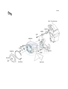 VN 2000 H [VULCAN 2000 CLASSIC] (8F-9F) H8F drawing CHAIN COVER