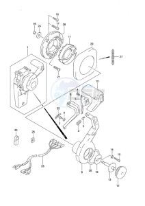 DF 25 V-Twin drawing Concealed Remocon (1) Remote Control