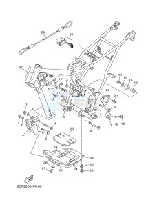 TT-R125 TT-R125LW (2CP4) drawing FRAME