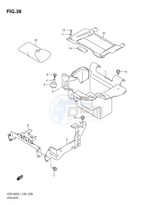 VZR1800 (E50) INTRUDER drawing HOLDER