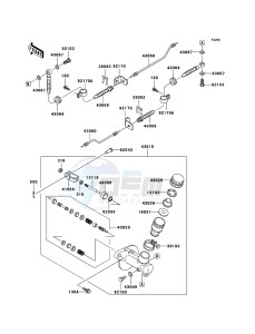 MULE 3000 KAF620G6F EU drawing Master Cylinder