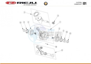 HOBBY-BYE-BIKE-25-KM-H-EURO4-HOLLAND-BLACK 50 drawing CRANKSHAFT