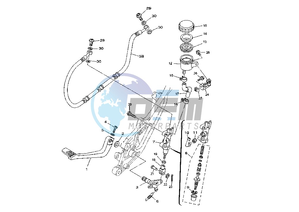 REAR MASTER CYLINDER