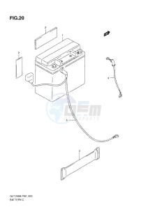 GZ125 Marauder drawing BATTERY