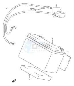 GSX400 (E30) drawing BATTERY