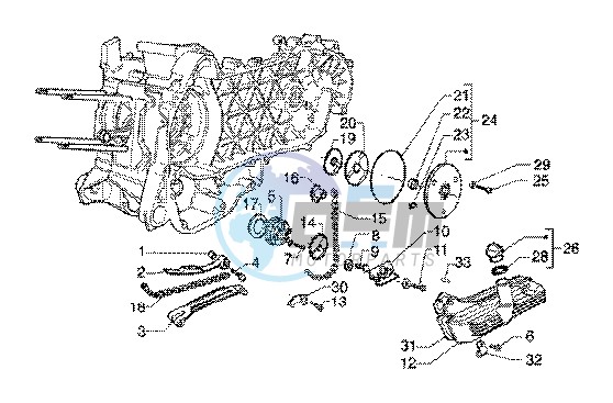 Pump group-oil pan