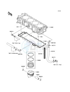 JET SKI STX-12F JT1200-D1 FR drawing Cylinder/Piston(s)