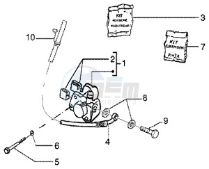 Liberty 50 4t drawing Brake caliper