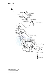 RM-Z250 (E28) drawing IGNITION SYSTEM