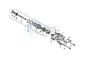 SV - 250 cc drawing WATER PUMP