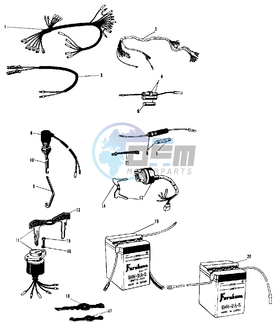 CHASSIS ELECTRICAL EQUIPMENT -- EXCEPT G3SS-C- - -- 69-73- -