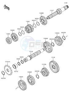 KX85 KX85CEF EU drawing Transmission