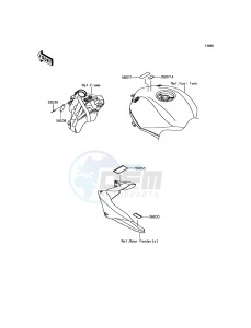 NINJA H2 / NINJA H2 CARBON ZX1000XHFA XX (EU ME A(FRICA) drawing Labels