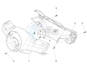 LX 150 4T 3V ie E3 Vietnam drawing Handlebars coverages