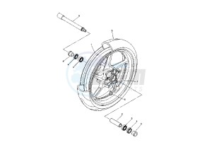 FZ1 FAZER 1000 drawing FRONT WHEEL