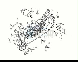 JET 14 50 (XC05W2-EU) (E5) (M1) drawing L. CRANK CASE