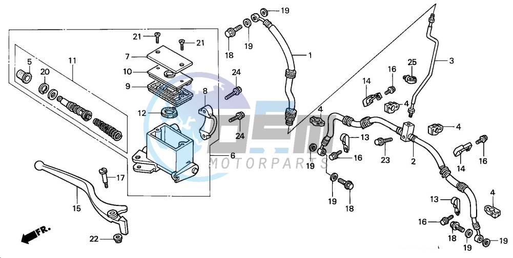 FR. BRAKE MASTER CYLINDER