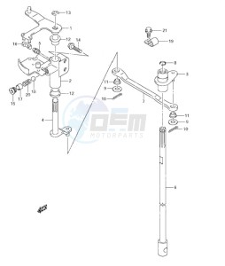 DF 90 drawing Clutch Shaft (S/N 680686 & Newer)