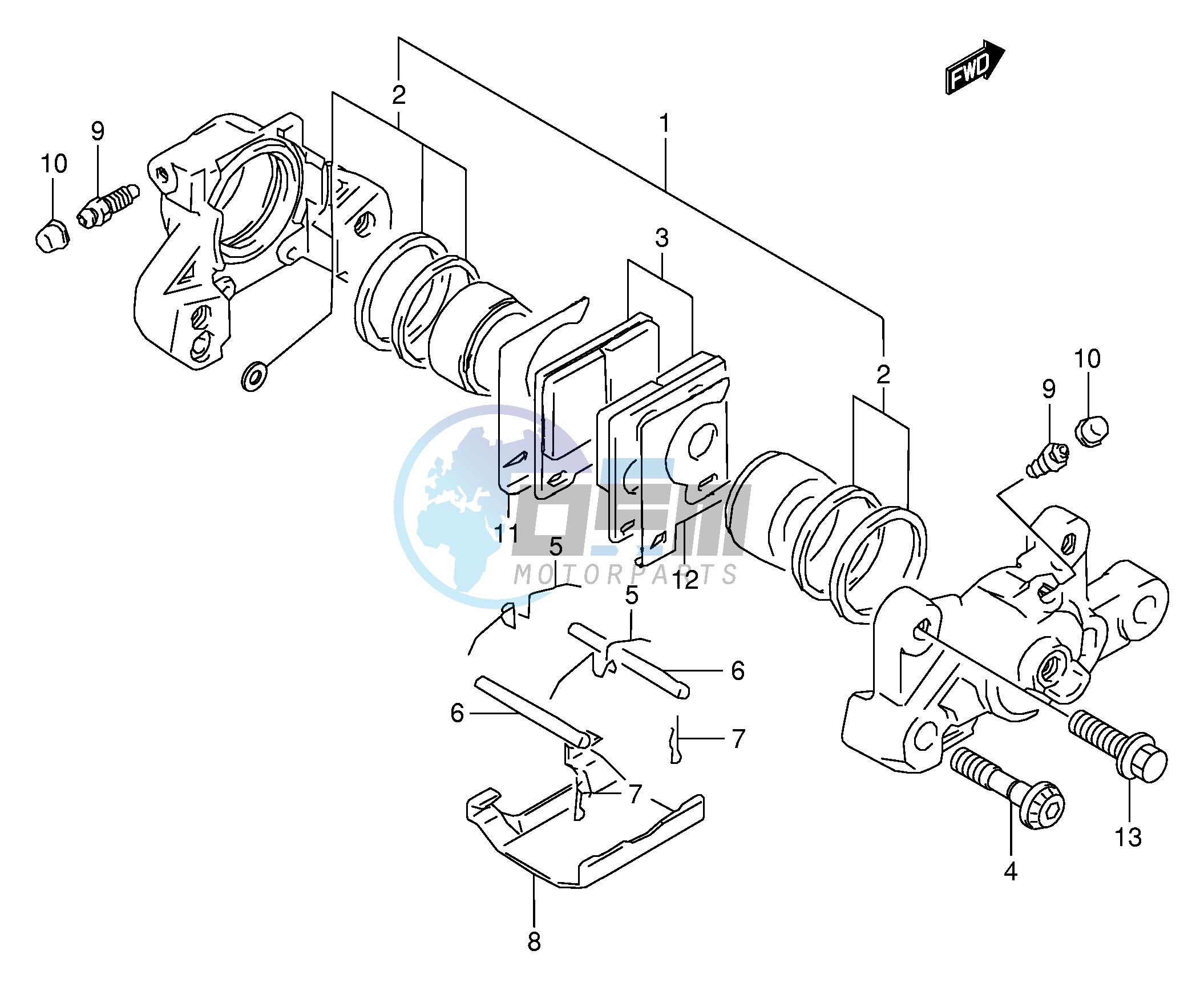 REAR CALIPER