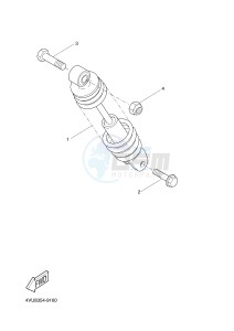 OVETTO 4 50 OVETTO 4 (2ACA) drawing REAR SUSPENSION