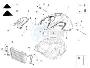 SHIVER 900 ABS (APAC) drawing Tank cover