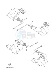 MT09TRA MT-09TRA TRACER 900 (2SC3) drawing FLASHER LIGHT