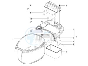 S 50 2T UK drawing Helmet housing - Undersaddle